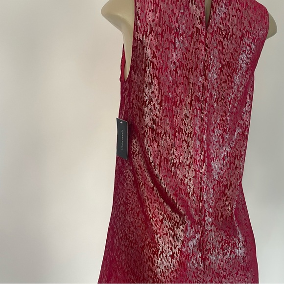 Tommy Hilfiger Red Sleeveless Halter Sheath Dress - Picture 2 of 4